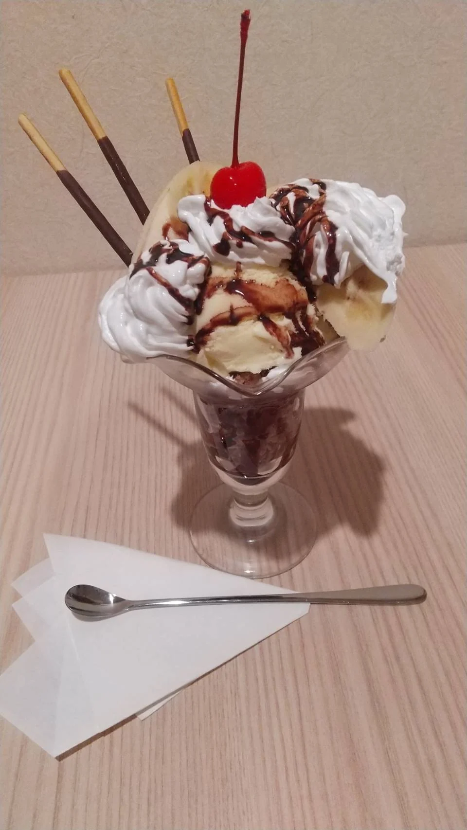 チョコバナナパフェ